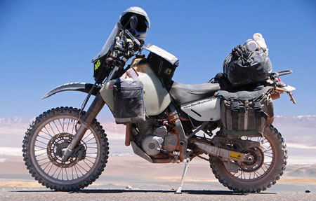 Second Bike - Suzuki DR650 - AKA Rosie (Click to View Build and usage review)